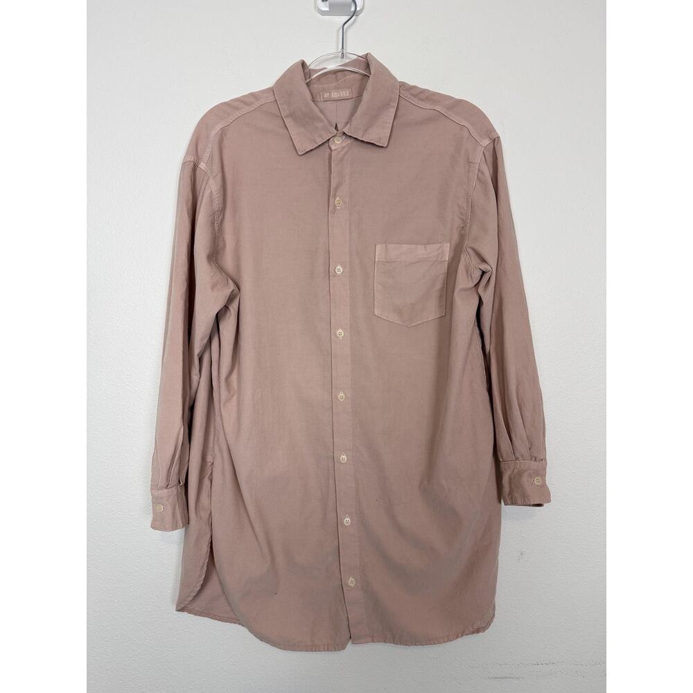 CP Shades Marella Shirt Womens Small Pink Micro Corduroy Oversized $225